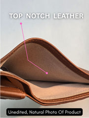 WL Leather Wallet With Zipper Coin Pocket