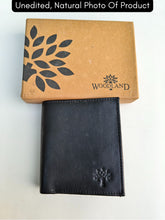 WL Men's Black Leather Wallet